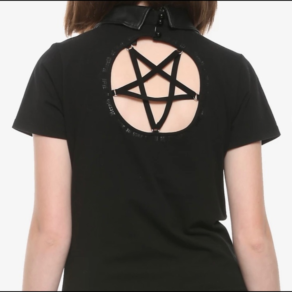 ChillingAdventuresOfSabrinaHeraldOfHellCollaredTop